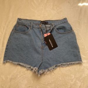 High Waisted Denim Shorts